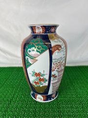 有田焼☆秀峰窯 花瓶 花鳥 キジ 雉の番 梅 牡丹 壺 - メルカリ
