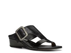 도널드 프리네일 여성 신발 샌들 Donald Pliner Vine Wedge Sandal Black 블랙