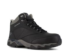 리복 남성 신발 부츠 레인 부츠 Reebok Work Beamer Composite Toe Work Boot Mens Black 블랙