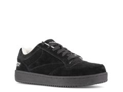 리복 여성 신발 운동화 티셔츠 Reebok Work Soyay Steel Toe Work Sneaker Womens Black 블랙