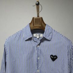 PLAY COMME des GARÇONS ストライプシャツ Mサイズ - メルカリ