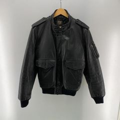 PDW MA-1 ブラック マルチポケット レザー切り替え AVIREX - メルカリ