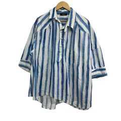 UNDER COVER(アンダーカバー) チュニック サイズ2 M レディース - 白×ブルー 七分袖/シャツチュニック/ストライプのサムネイル