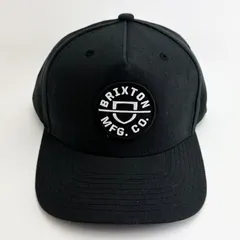 未使用品 BRIXTON CREST C MP SNAPBACK CAP ブリクストン クレスト スナップバック キャップ ブラックのサムネイル