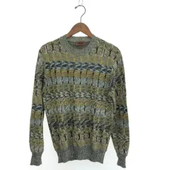 MISSONI ミッソーニ 長袖ニット サイズ:48 総柄/コットンウールブレンド/ストレッチ    マルチカラー メンズ / 240001206446のサムネイル
