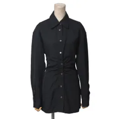 Alexander Wang アレキサンダーワン Long Sleeved Ruched Front Shirt 長袖シャツ サイズ０ シャーリング ギャザー ブランド古着【中古】20260616/RA9787のサムネイル