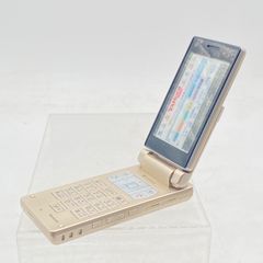 SoftBank SHARP AQUOS Mobile Phone 911SH Champagne Gold Mobile Phone Mockup Model