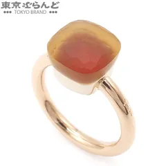 ポメラート ヌード ジュレ クラシックリング PAA1100O6000SOVCY ローズゴールド K18RG WG シトリンクオーツ×カーネリアン 12号相当 #52 指輪 仕上済 101853094のサムネイル