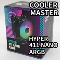 COOLER MASTER サイドフローCPUクーラー HYPER 411 NANO ARGBのサムネイル