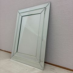 廃盤 ニトリ NITORI 壁掛け 鏡 ウォールミラー ミュール 50×70cm
