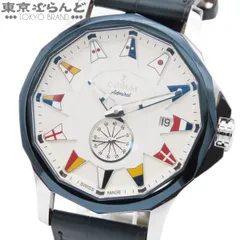 コルム CORUM アドミラル レジェンド42 395.113.20/0F03 AA50 ホワイト SS レザー 日本限定モデル 腕時計 メンズ 自動巻 展示未使用品 101845390のサムネイル