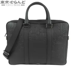 クリスチャンディオール Christian Dior ジップ ブリーフケース 1ESBR180LLG_H00N ブラック 黒 グレインカーフレザー 2WAY ハンドバッグ ショルダーバッグ メンズ 101871196のサムネイル