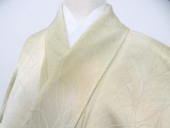 A66愛華 夏着物 絽 ススキ模様 正絹 美品 単衣 着物 - メルカリ