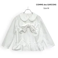 COMME des GARCONS コムデギャルソン リボン 丸襟 ブラウス SizeMのサムネイル