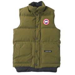 CANADA GOOSE カナダグース ダウンベスト XS カーキ K2606-k100 - メルカリ