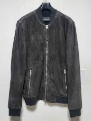 (S)オールセインツ ALLSAINTS ケンブル ボマー スウェード ジャケットのサムネイル