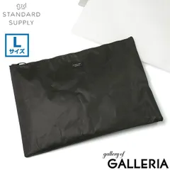 【正規取扱店】 スタンダードサプライ ポーチ メンズ レディース 小物入れ STANDARD SUPPLY 化粧品 おしゃれ コスメ 大きめ マチなし A4 水に強い 軽量 セイルクロス 日本製 SAIL LAYERED POUCH L BLACKのサムネイル