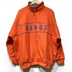 KEBOZ ケボズ ハーフジッププルオーバー スウェット トップス Lサイズ オレンジ系 ※中古/難あり 【津山店】のサムネイル