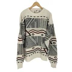 ロンドンフォグ LONDON FOG USA製 総柄 コットンニット メンズ JPN：M のサムネイル