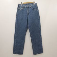 s4083 ヴェルサーチ/33/青/デニムパンツ/カーブ/ワイドテーパード/春秋