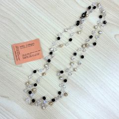 淡水パール 虹色 ハート ラリエット ネックレス 85cm スピネル - メルカリ