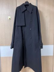 stein シュタイン NO COLLAR COAT コート ブラック 黒 S - メルカリ