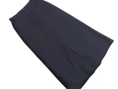 green label relaxing グリーンレーベルリラクシング ユナイテッドアローズ スリット ロング スカート size36/濃紺 ■■ レディース