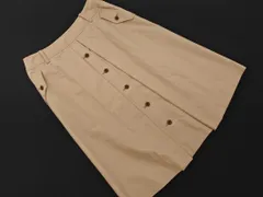 McGregor マックレガー タック フロントボタン スカート size11/ベージュ ■■ レディースのサムネイル