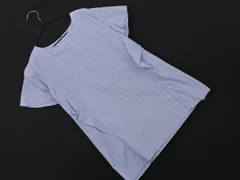 OPAQUE オペーク ストライプ ブラウス シャツ sizeM/ライトブルー ■◆ レディースのサムネイル