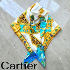 Cartier シルクスカーフ 象柄 - メルカリ