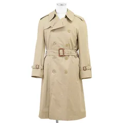 【SALE】Aquascutum アクアスキュータム トレンチコート メンズ サイズ M45 Aqua5 アクアファイブ ライナー取外可 撥水 アウター ベルト・ライナー付属 ベージュ イングランド製のサムネイル