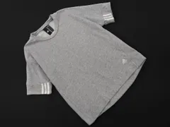 adidas アディダス スウェット 半袖 プルオーバー sizeM/グレー ■◆ レディースのサムネイル