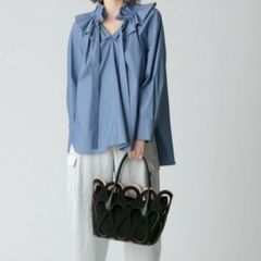 新品】allurevilleアルアバイル コットンレースキリカエブラウス
