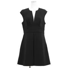 SALE【未使用】Miu Miu ミュウ ミュウ ノースリーブドレス サイズ 42 レディース ノースリーブワンピース タグ付属 ブラック 黒 イタリア製のサムネイル