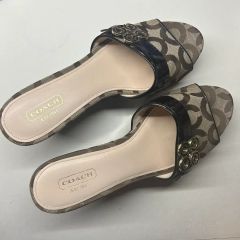 希少 COACH コーチ てんとう虫 レディバグ ミュール ヴィンテージ 6M