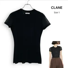 CLANE SHEER MESH HALF SLEEVE TOPS クラネ シェアー メッシュ 半袖 Tシャツ Size1のサムネイル