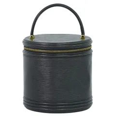 本物 ルイヴィトン LOUIS VUITTON LV カンヌ エピ レザー バニティバッグ ハンドバッグ ブラック M48032 Cannes ビトン バッグ 中古・のサムネイル