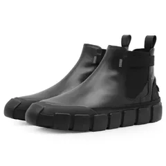【極美品】MONCLER モンクレール MATTEW SCARPA サイドゴアショートブーツ サイズ S メンズ レザー シューズ 靴 箱・袋付属 ブラック 黒 ルーマニア製のサムネイル