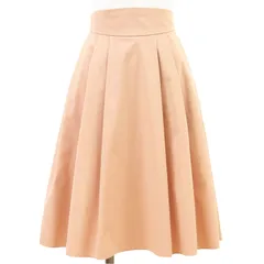SALE【美品】FOXEY NEW YORK フォクシー ニューヨーク Thank You Skirt スカート サイズ 42 レディース フレア ボトムス ピンクベージュ 桃色 日本製のサムネイル