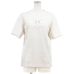 【SALE】HERMES エルメス 半袖Ｔシャツ サイズ 34 レディース 2025年製 エンブロイダリー 刺繍 レース カットソー トップス オフホワイト 白 フランス製のサムネイル