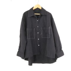Gabardine KT 개버딘 KT 워크 셔츠 9 울 외 긴 소매 울 변형 평직 여성 AM8944A43