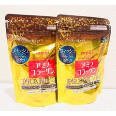 明治 アミノコラーゲン プレミアム 詰め替え用 196g28日分 2個 - メルカリ