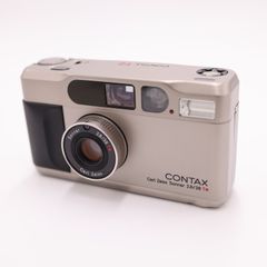 CONTAX T2 チタンシルバー 動作確認済 純正ケース・ストラップ付