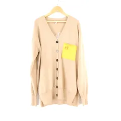 美品 LOEWE ロエベ S359Y16K04 アナグラム ポケット カーディガン XS ウール100％ ニット レディース AM8959A82 のサムネイル
