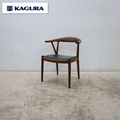家具蔵 KAGURA 無垢材 V CHAIR Vチェア アームチェア/ダイニング