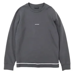 【SALE】Emporio Armani エンポリオ・アルマーニ スウェット サイズ M メンズ ロゴ クルーネック 長袖 ストレッチ トップス グレー 灰色 カンボジア製のサムネイル