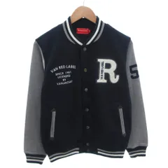 VAN RED LABEL スタジアムジャンパー M 紺 ネイビー グレー ロゴ刺繍 リブ襟 C1420VR /TL ■GY12のサムネイル