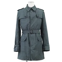 【SALE】DOLCE&GABBANA ドルチェアンドガッバーナ トレンチコート サイズ 46 メンズ MARTINI マルティーニ ハウンドトゥース ベルテッド キルティング ライニング アウター グリーン系 緑 総柄 イタリア製のサムネイル