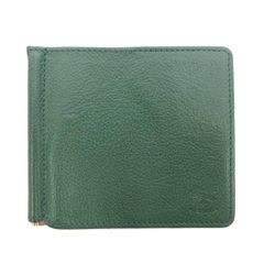 良品] IL BISONTE イルビゾンテ マネークリップ 本革 グリーン - メルカリ