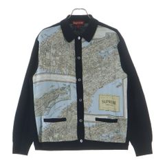 Supreme Silk Map Cardigan シルクマップカーディガン L - メルカリ